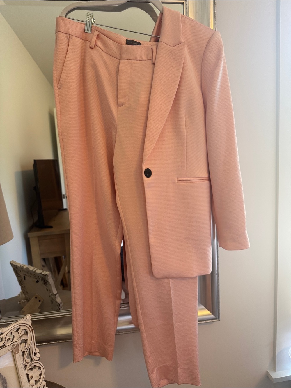 Vince Camuto Peach Blush Pantsuit Set - Picture 9 of 12